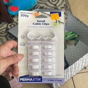 10 Packs of PermaStik Small Cable Clips 12 Pack